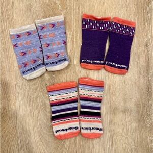 3 Pairs of Baby Smartwool Socks